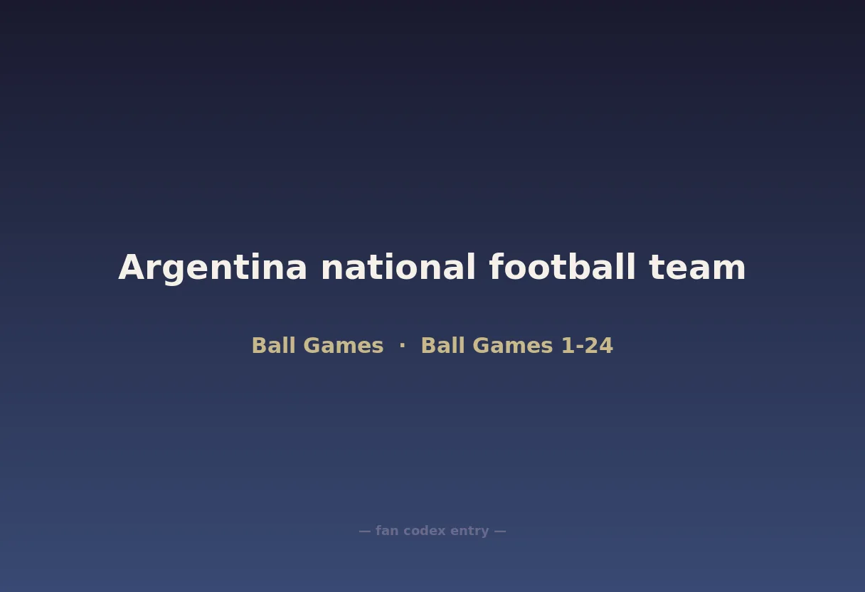 Argentina national football team