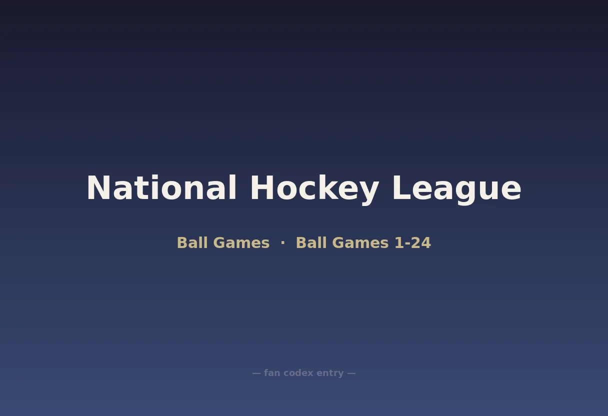 National Hockey League