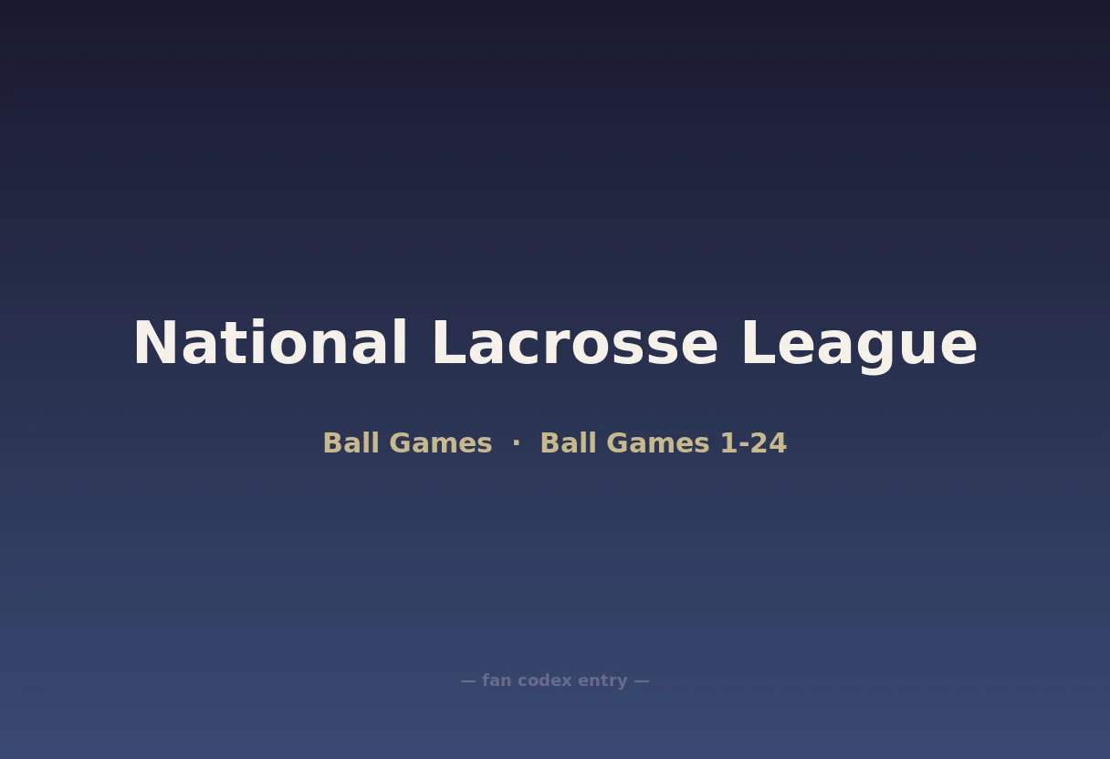 National Lacrosse League