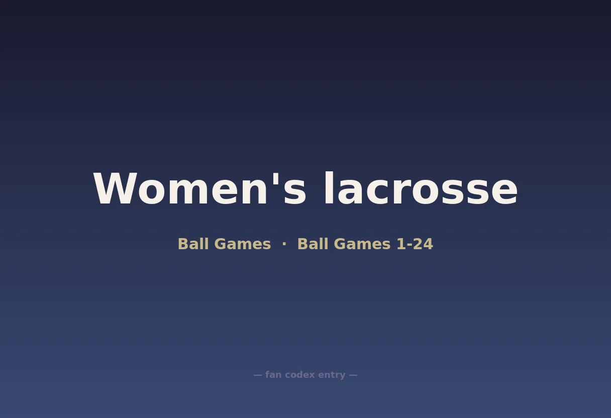 Women's lacrosse